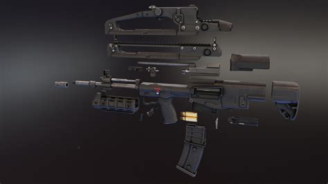 ArtStation - VHS2 Assault Rifle | Game Assets