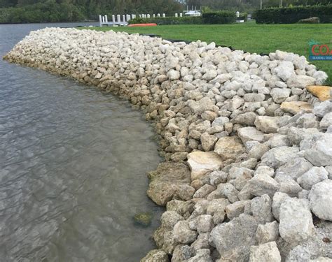 Rock Revetment Seawall Design and Installation, South Florida