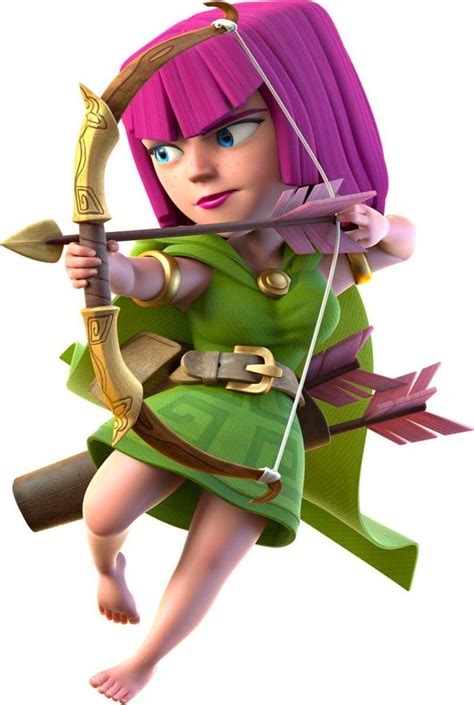 Clash-of-Clans-Archer-688x1024.jpg (688×1024) | Clash royale personagens, Personagem em 3d ...