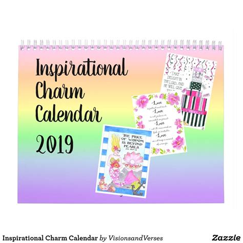 Inspirational Charm Calendar | Zazzle.com | Inspirational encouragement, Encouragement quotes ...