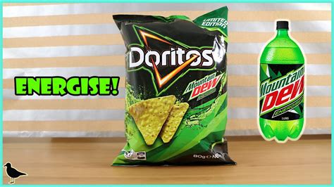 Limited Edition Doritos Mountain Dew Energised Flavour Food Tasting ...