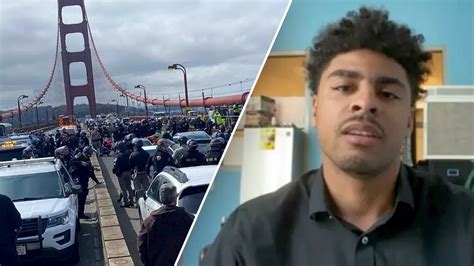 Driver stuck on Golden Gate Bridge during anti-Israel protest says he lost wages needed for ...