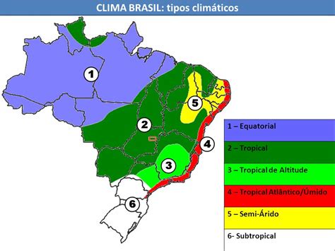 Os Tipos De Clima No Brasil - Image to u