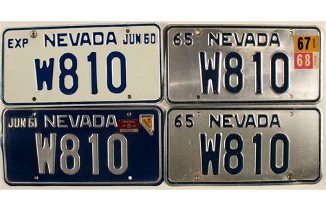 Nevada License Plates