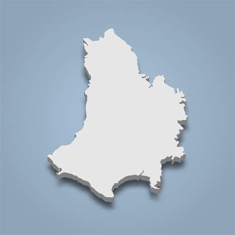 3d isometric map of Catanduanes is an island in Philippines 8037869 ...