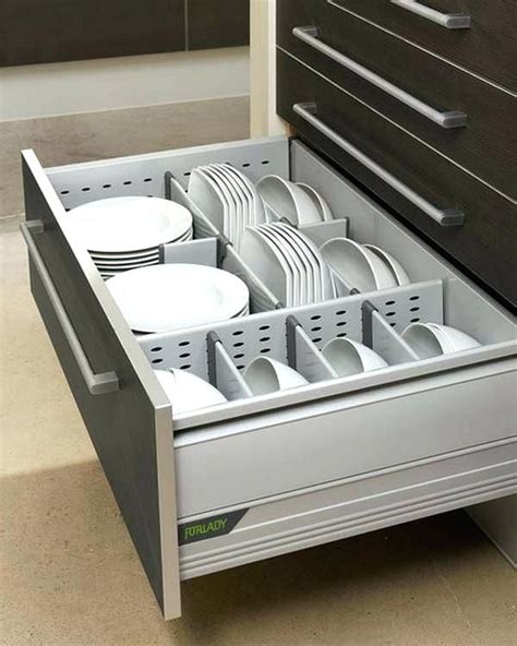 Image result for plate dividers for cabinet DRAWERS | Kitchen redesign, Diy kitchen storage ...