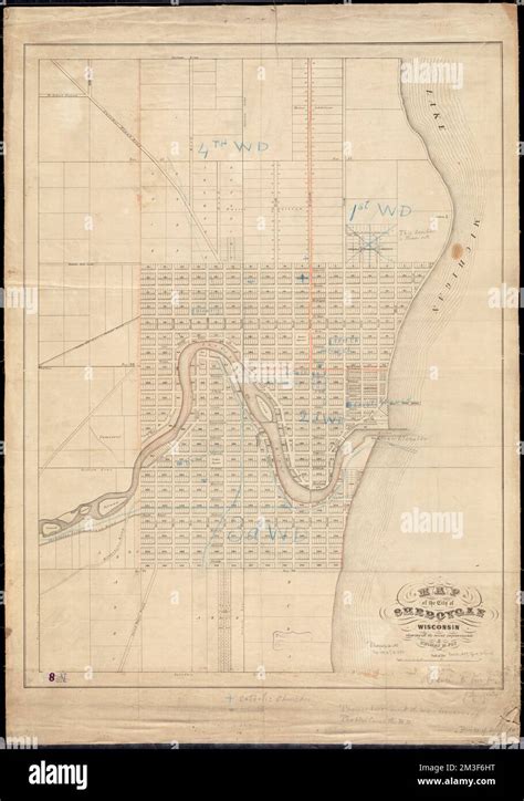 Map of the city of Sheboygan, Wisconsin showing all the recent ...