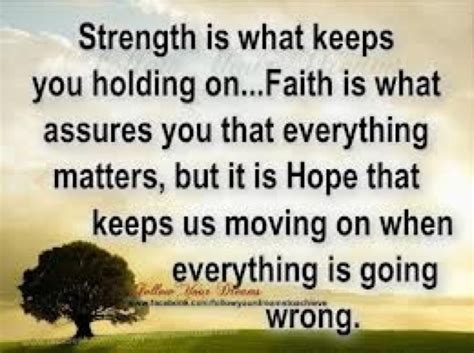 Strength, faith & hope | Faith quotes, Hope quotes strength, Hope and faith quotes