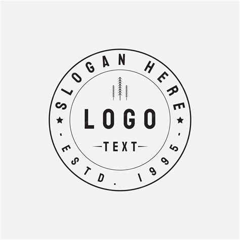 Premium Vector | Simple retro logo design