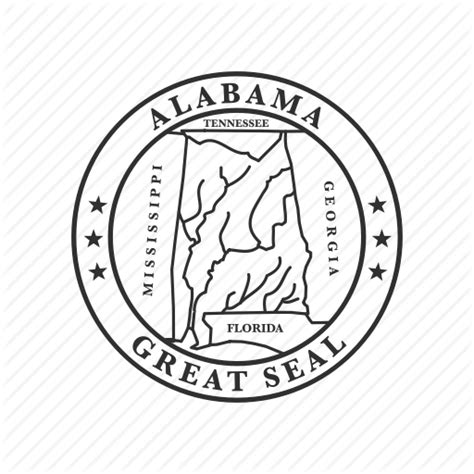 44 best ideas for coloring | Alabama State Seal Coloring Page