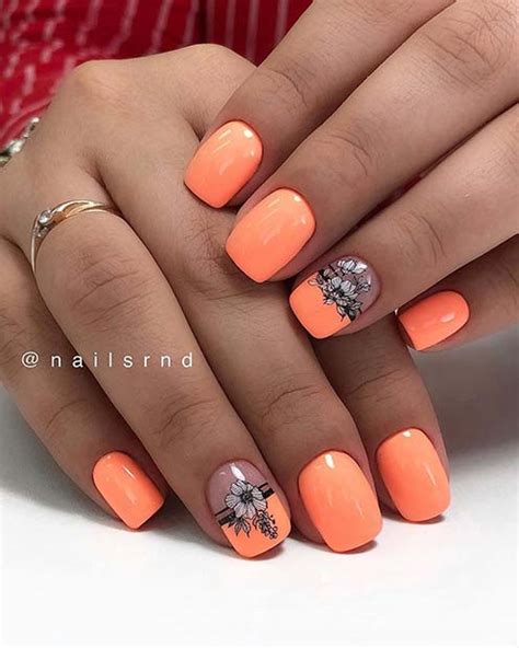 43 of the Best Orange Nail Art Ideas and Designs - Page 2 of 4 - StayGlam