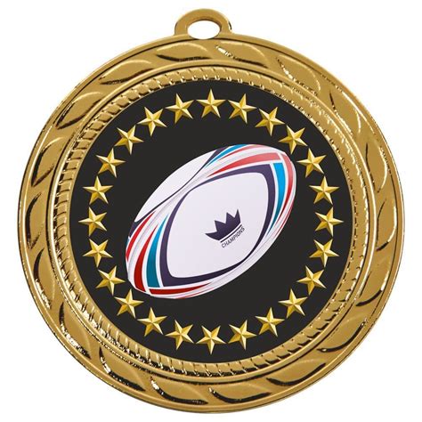 Cosmo Rugby 70mm Medal