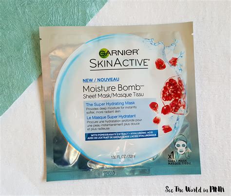 Mask Wednesday - Garnier Moisture Bomb Sheet Mask Review | See the ...