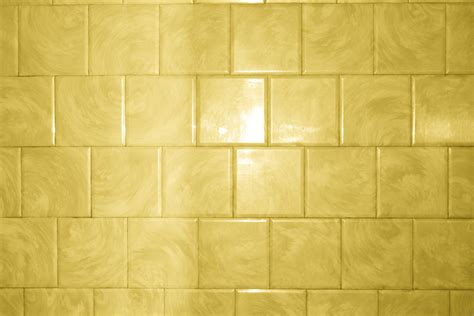 Yellow Bathroom Tile with Swirl Pattern Texture Picture | Free Photograph | Photos Public Domain