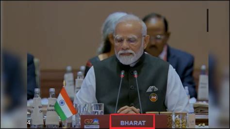 G20 Summit In Delhi: Plank Beneath PM Modi's Mic Reads 'Bharat' As He ...