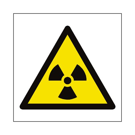 Radioactive Material Symbol Sign | PVC Safety Signs