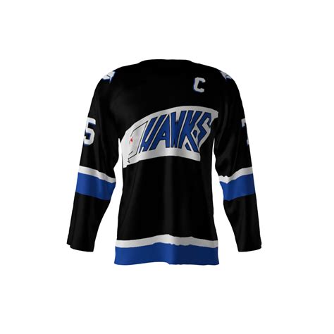 District 6 Hawks Hockey Jersey | Sublimation Kings