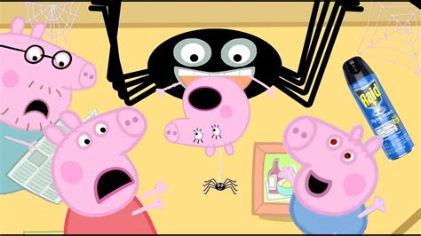 A Peppa Pig Horror Story | George Befriends a Spider - YouTube