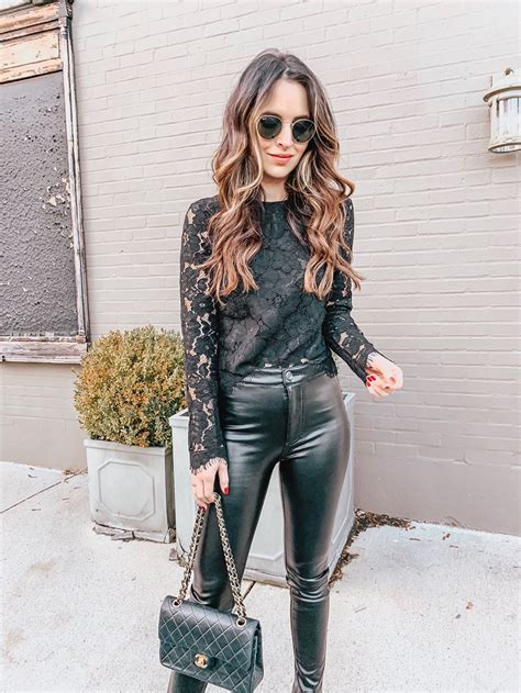 How to Style (Faux) Leather Pants 3 Ways - Oh So Glam