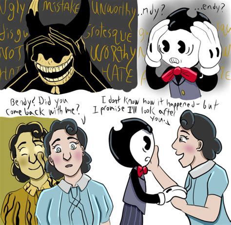 Audrey tells Bendy she loves him by Mr3210 on DeviantArt