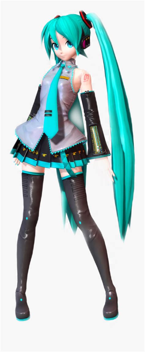 Hatsune Miku 3d Model - Hatsune Miku Model, HD Png Download ...