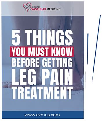 5 things you must know before getting leg pain treatment. | Center for ...