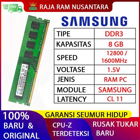 Jual harga memory pc ddr3 8gb Harga Terbaik & Termurah Januari 2023 ...