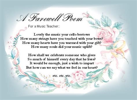 Love Poems and Love Quotes: Farewell Quotes