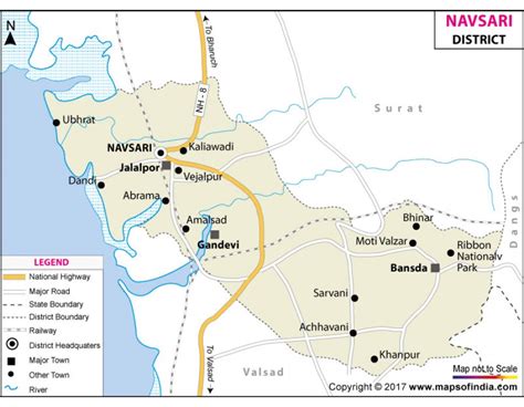 Buy Navsari District Map online