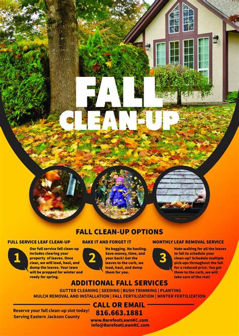 Fall Cleanup and Lawn Services | Barefoot Lawn Care Kansas City