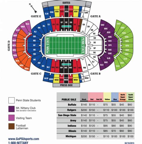 Variable Single Game Ticket Prices Announced For 2015-16 Football ...