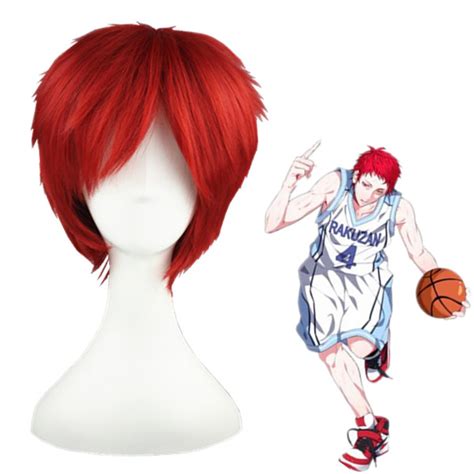 Kuroko's Basketball Akashi Seijuro Red Cosplay Wig : Cosplaymade.com