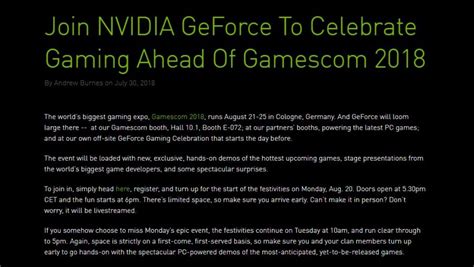 GTX 1180 news August 20? Nvidia promises ‘spectacular surprises’ at ...