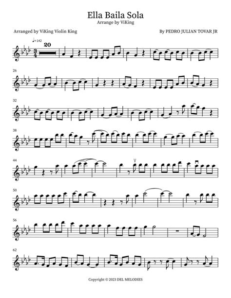 Ella Baila Sola - Part - Digital Sheet Music | Sheet Music Plus