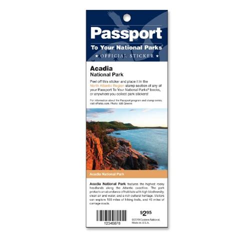 Acadia NP Passport Sticker - Shop Americas National Parks