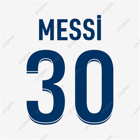 Messi Jersey Número 30 Paris Saint Germain Diseño De Camiseta Ilustración Vectorial PNG , Messi ...