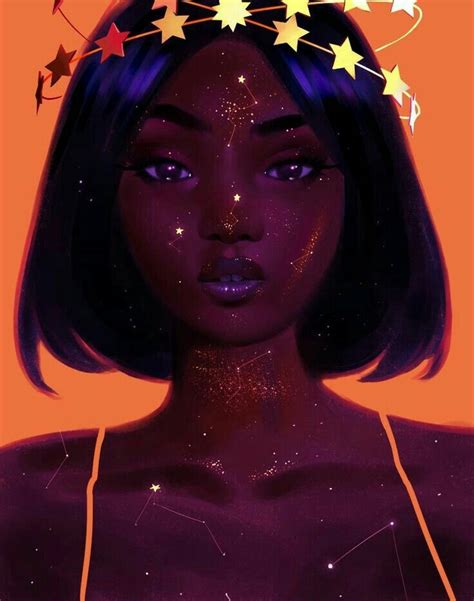 Black Women Art, Black Art, Arte Digital Fantasy, Fantasy Art, Digital Art Girl, Black Girl ...