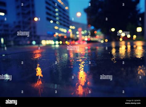 Tachikawa street in downtown Tokyo on a rainy night, Tokyo, Japan Stock Photo - Alamy