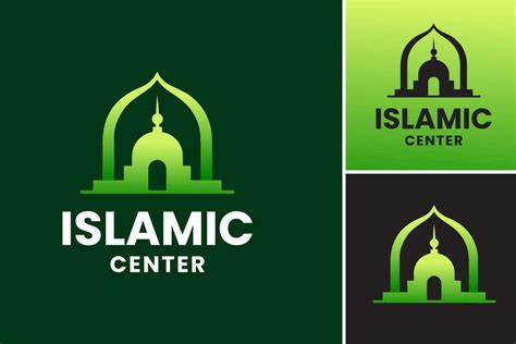 Islamic Center Logo is a design asset suitable for representing Islamic community centers ...