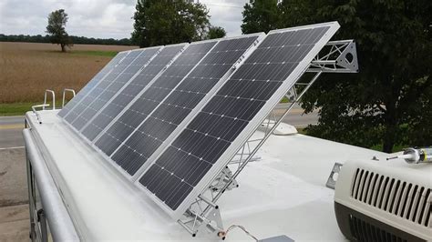 700 Watts RV Solar Panel Remote TIlt - YouTube