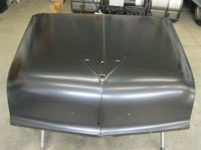 1956 Chevy New Reproduction Steel Hood - Merv's Classic Chevy Parts