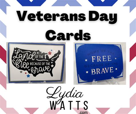 Veteran's Day Cards • Lydia Watts