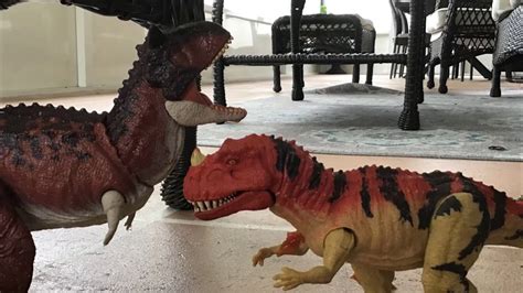 Carnotaurus VS Ceratosaurus: Stop Motion - YouTube