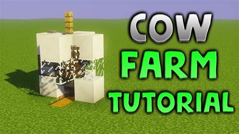 Cow Farm Tutorial - Minecraft 1.11 (Dansk) - YouTube