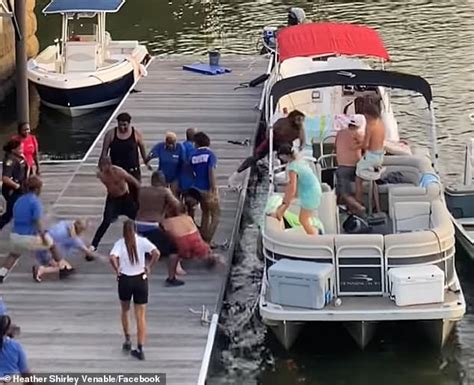 Alabama boat fight: Wild new footage emerges from brawl between Harriot ...