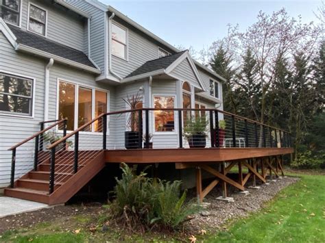 Ipe deck with cable railing | Deck Masters, LLC