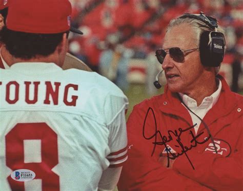 George Seifert Signed 49ers 8x10 Photo (Beckett COA) | Pristine Auction