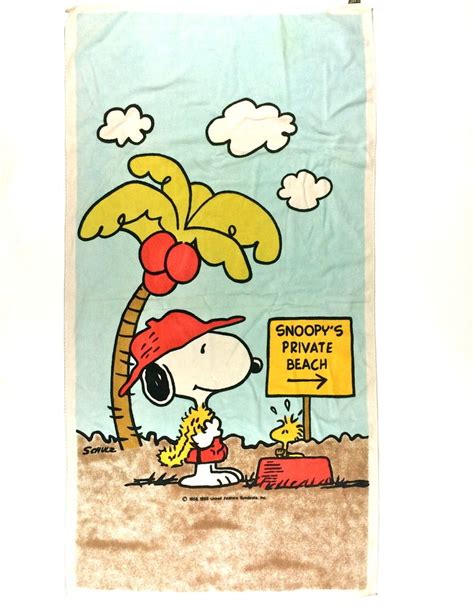 Snoopy's Private Beach beach towel | Beach Towels - Galaxy Hitchhiking | Pinterest | Beach towel