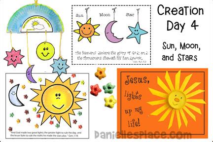 Creation Day 4 - Light of the World - Members Resource Room - Bible Crafts and Lessons