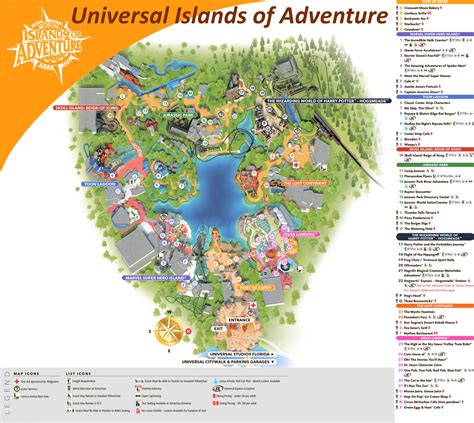 Islands Of Adventure Map